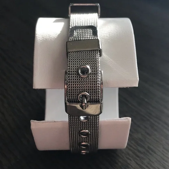 Christin Lars slimline stainless steel mesh strap watch - Picture 5 of 6